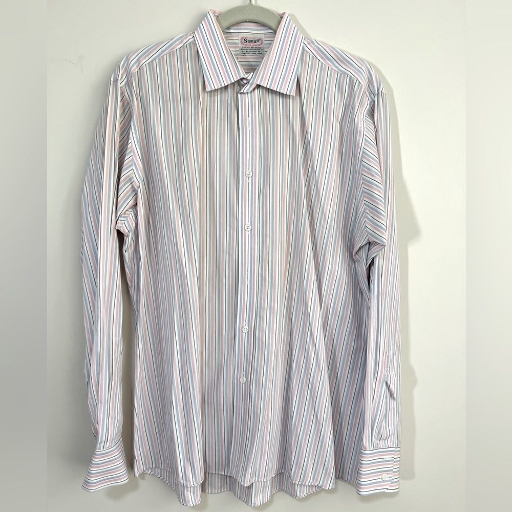 Men’s Dress Shirt. 100% Handmade. Pristine Condition. Size XL